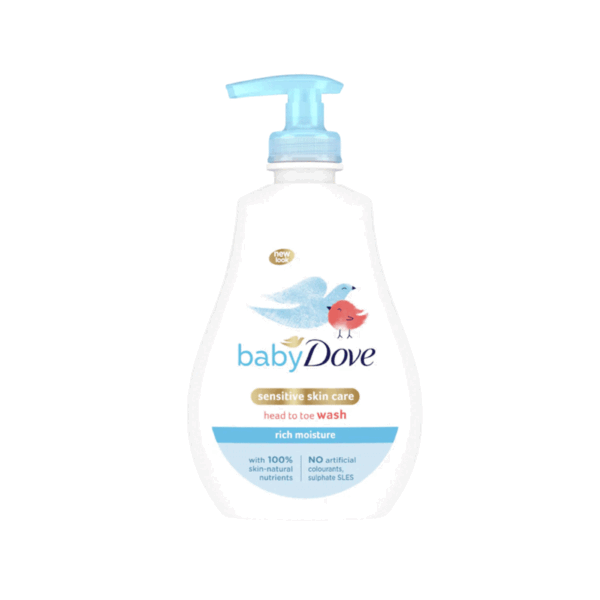 DOVE BABY HEAD TO TOE WASH RICH MOISTURE 400ML