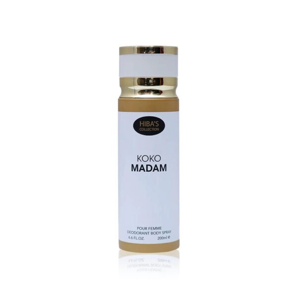 Hiba's Collection Koko Madam Body Spray 200 ML-fashion furry