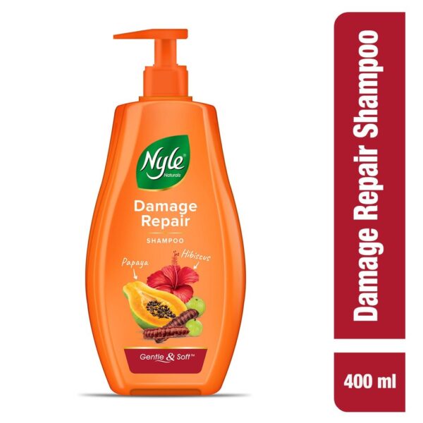 Nyle Naturals Damage Repair Shampoo 400ML-fashion furry