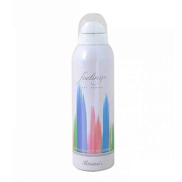 Rasasi Feelings Pour Femme Deodorant Body Spray 200 ML-fashion furry