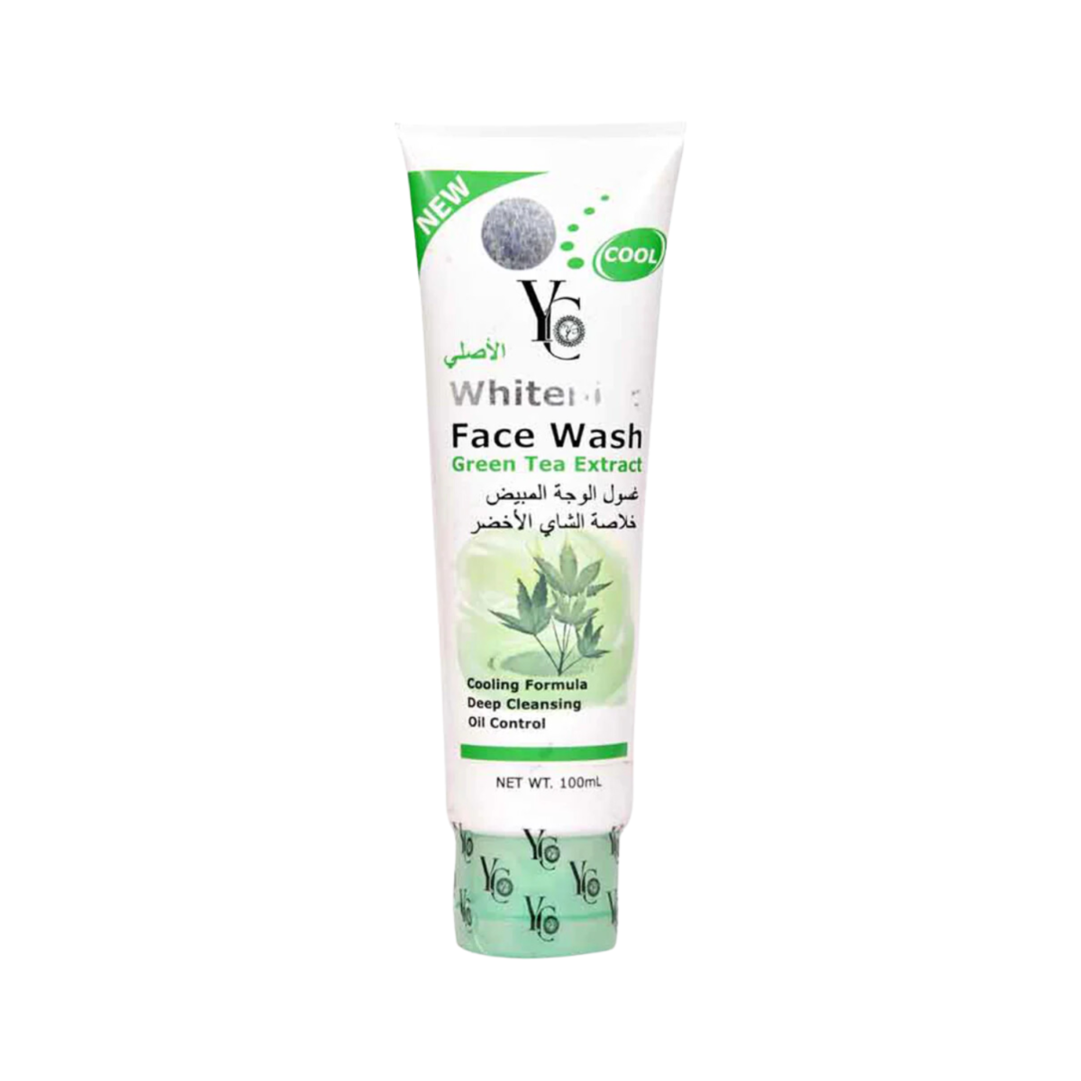 YC Whitening Face Wash, With Green Tea Extract, 100ml-fashion furry