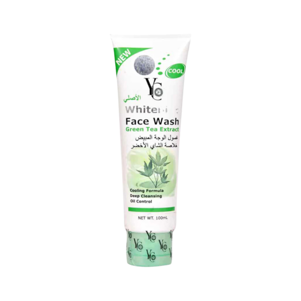 YC Whitening Face Wash, With Green Tea Extract, 100ml-fashion furry