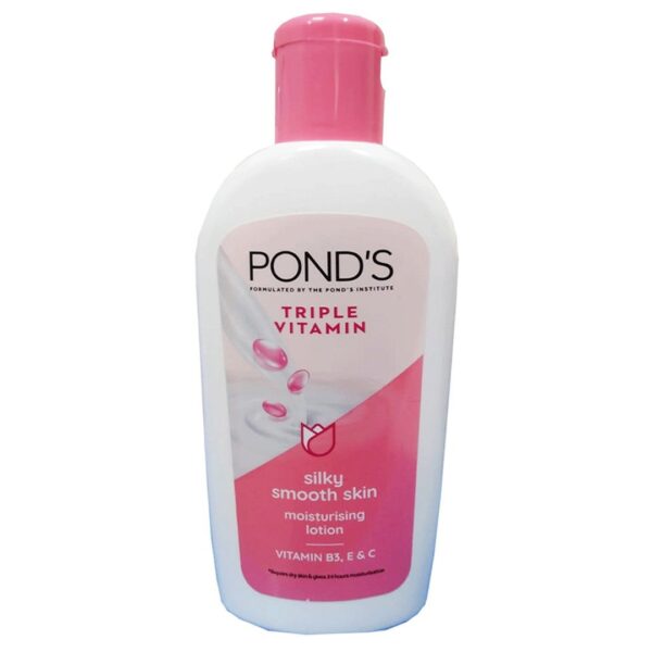 Pond's Triple Vitamin Silky Smooth Skin Moisturising Lotion, 100ml